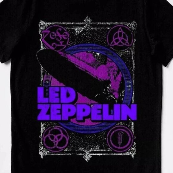 Led Zeppelin Vintage Shirt โ Retro Rock Band Tee โ Classic Concert Fan Shirt 05 - Picture 2 of 5